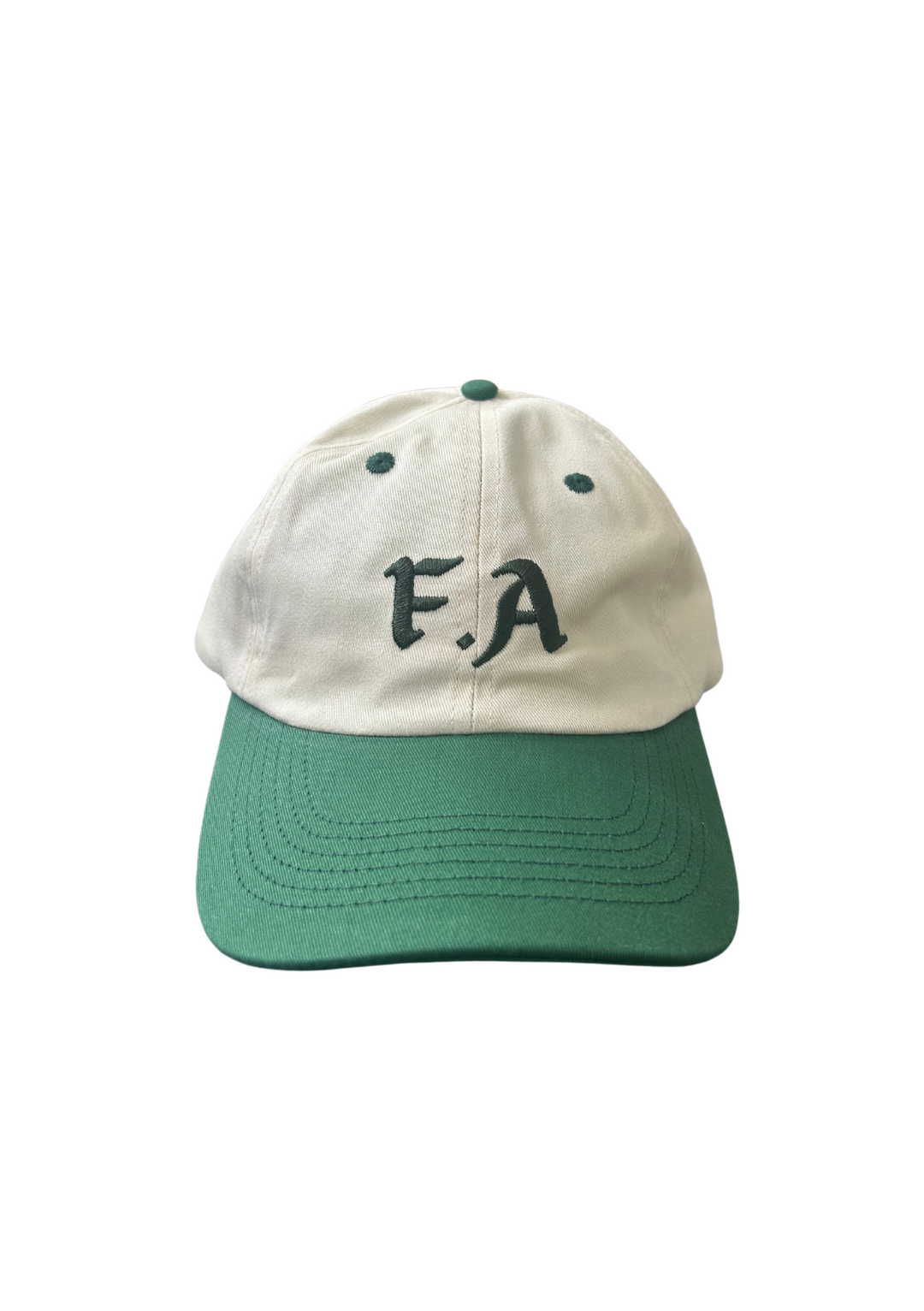 Fonzie Abbott Two-Tone Cap – Cream & Green