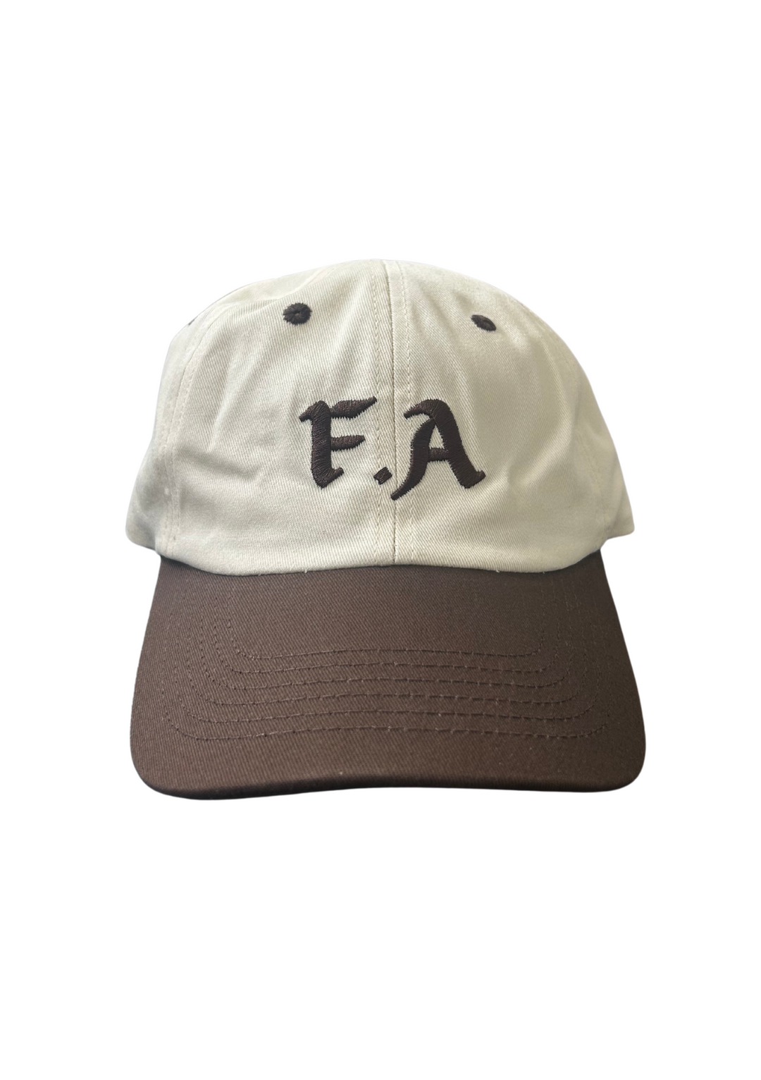 Fonzie Abbott Two-Tone Cap | Cream & Brown