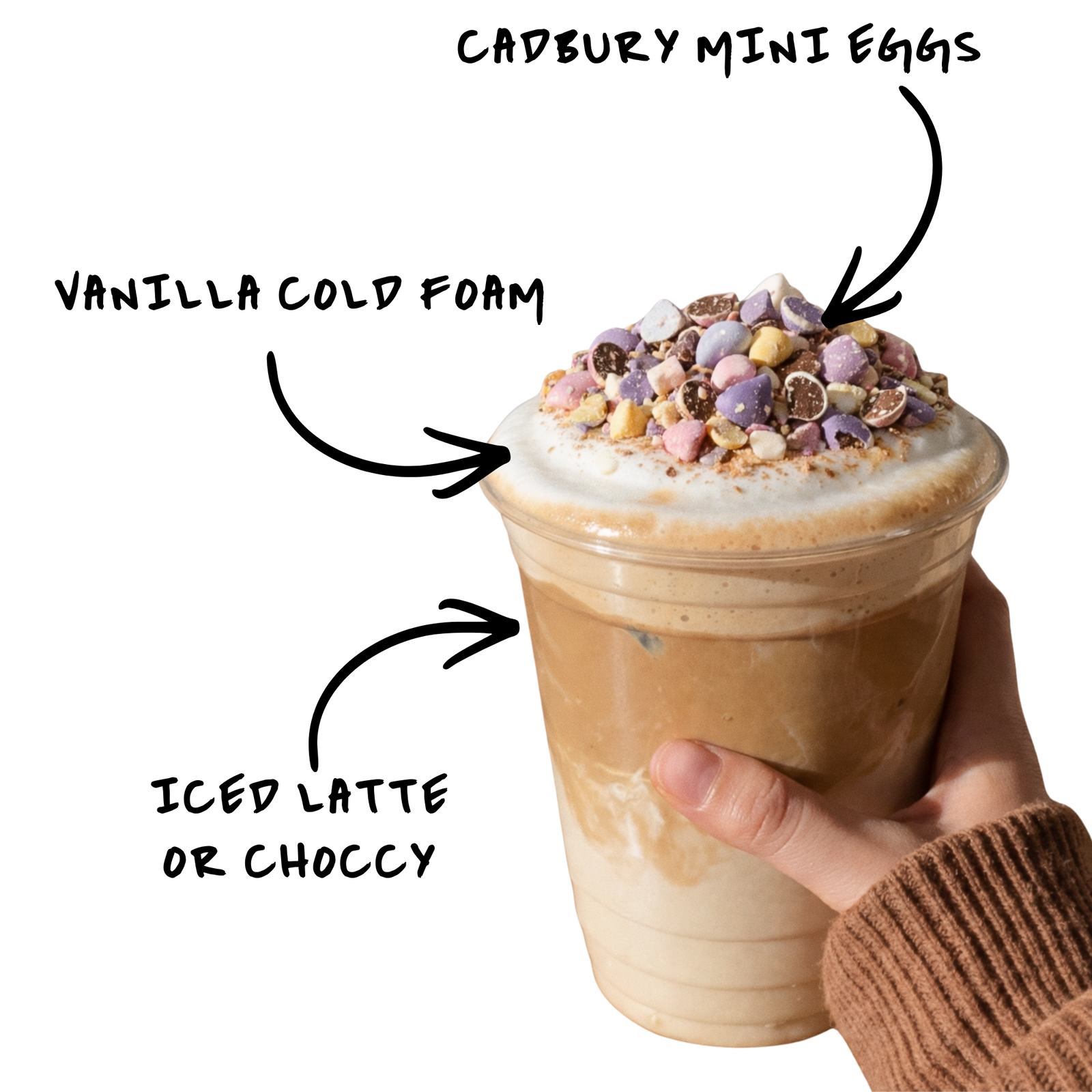 Limited Edition Mini Egg Iced Latte Is Here 🐣
