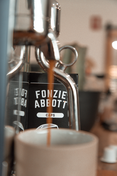 Discover Fonzie Abbott's Biodegradable Specialty Coffee Capsules