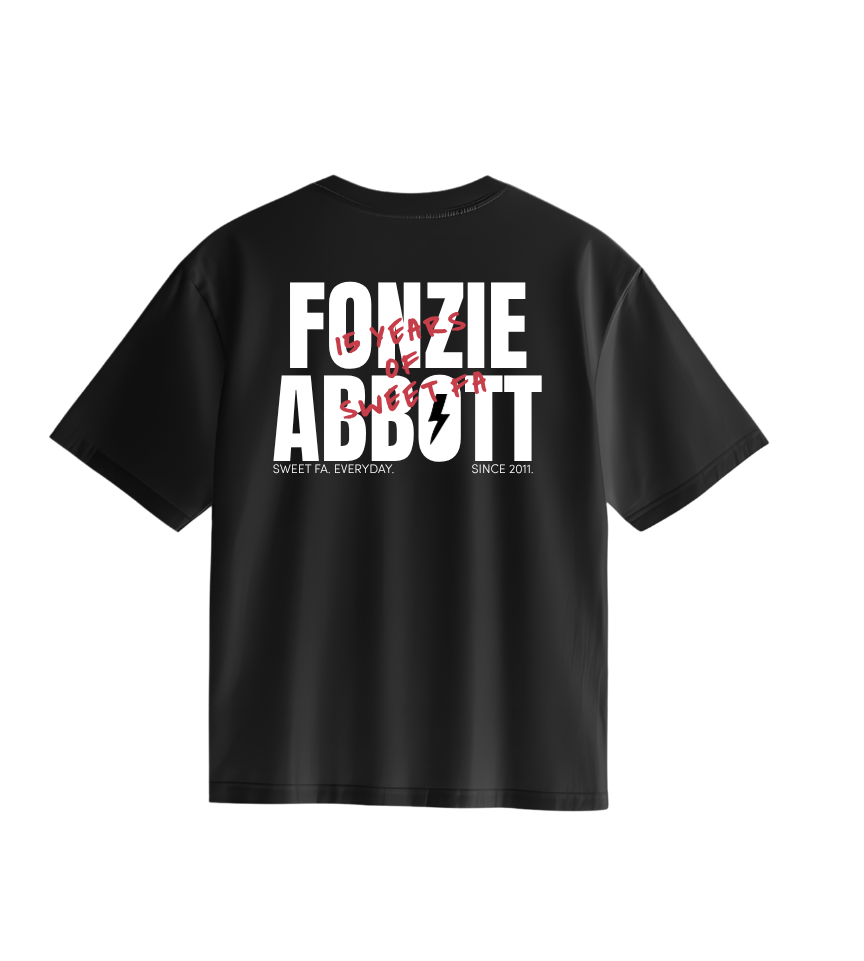 FONZIE ABBOTT CELEBRATES 15 TEE