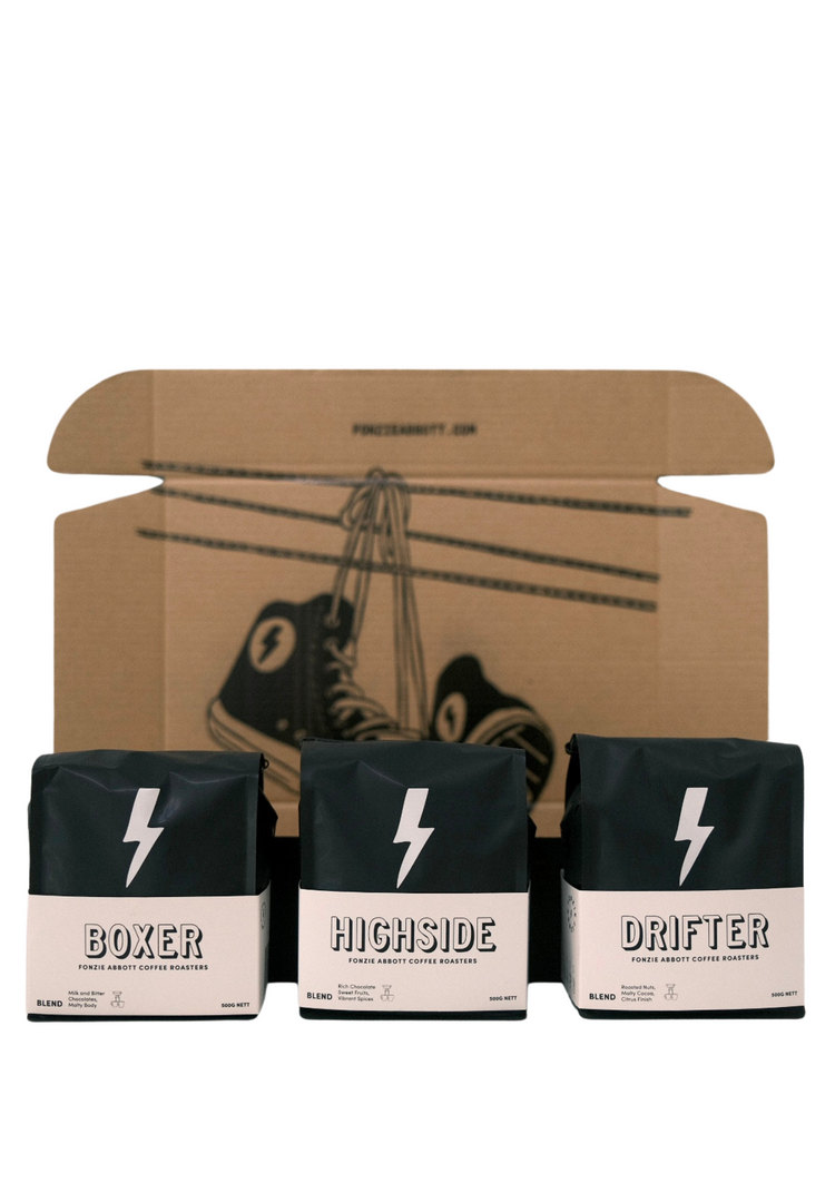 The Ultimate 3 Pack Coffee by Fonzie Abbott