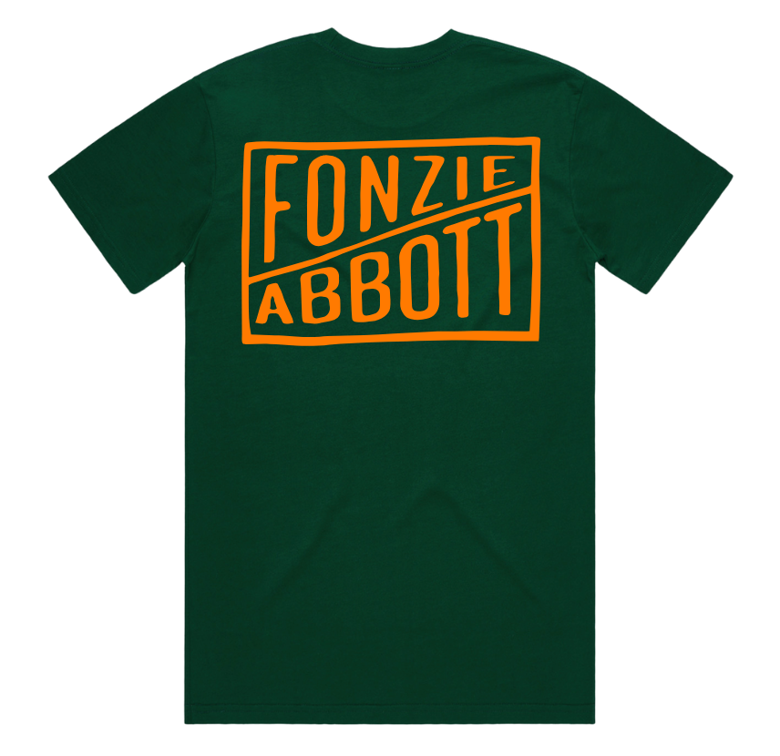 Retro Fonzie Abbott Green Tee