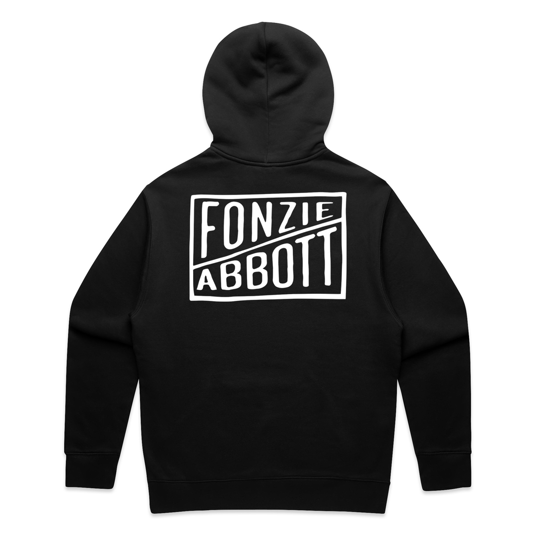 Fonzie Abbott Hoodie - Black